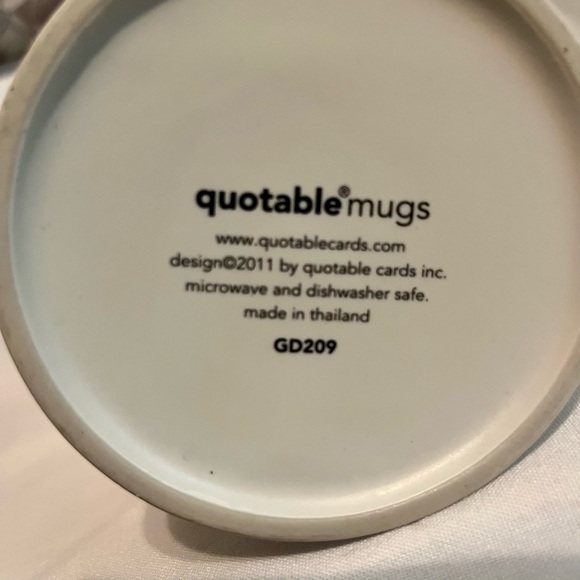 YOU ROCK Mug White with Black Letters - Picture 3 of 3